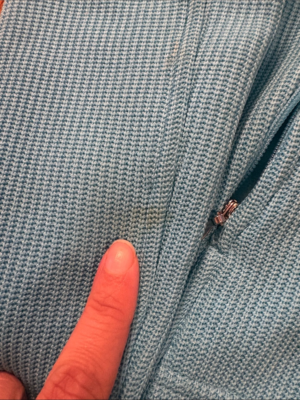 🎉Spyder Light Blue Ribbed Full-Zip Utility Jacket - Picture 3 of 4
